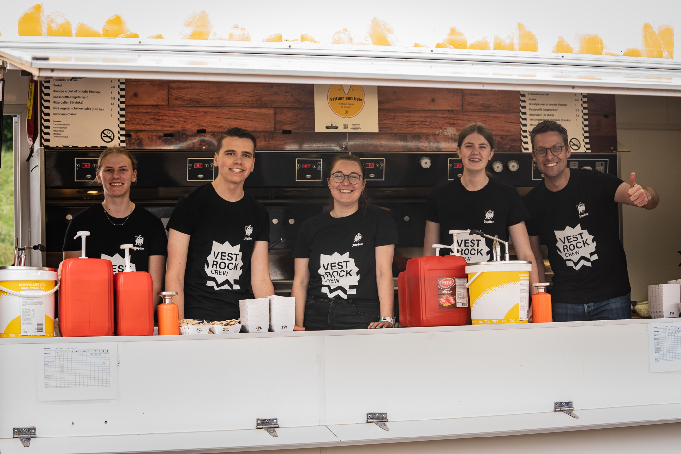 Vestrock vrijwilligers in de VRituur